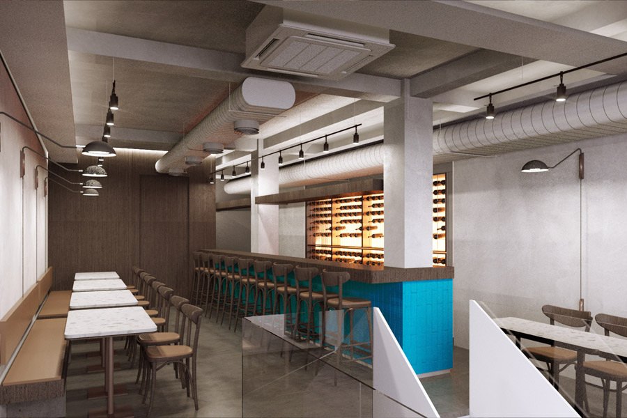 Baccala, Bermondsey, London SE1: restaurant interior, image 2 of 4