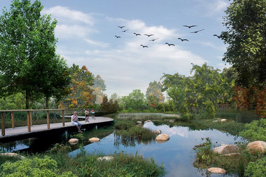 Çorlu City Park, a landscape design by PIN London