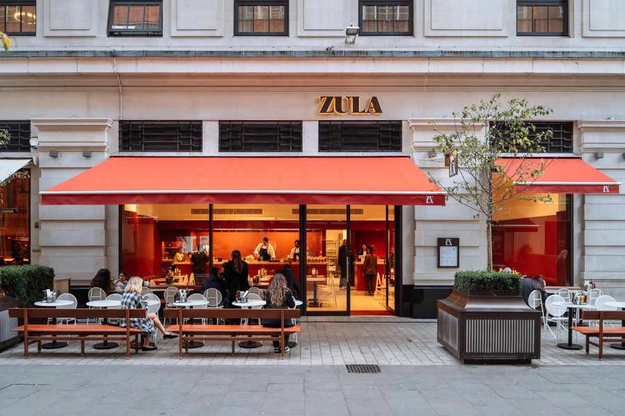 Zula, Old Quebec Street, London W1: restaurant design and fit-out, image 2 of 4